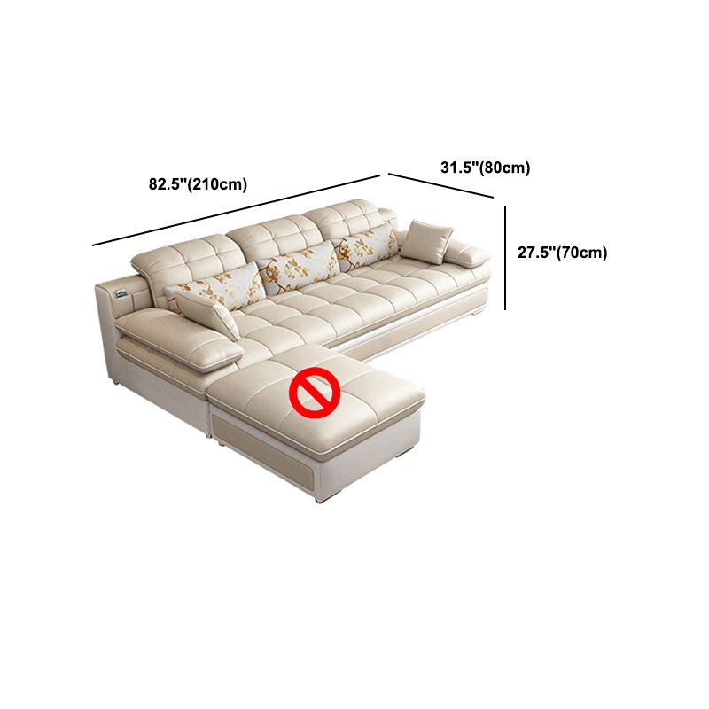 Canapé en faux cuir contemporain et chaise biscuit dos coussin canapé