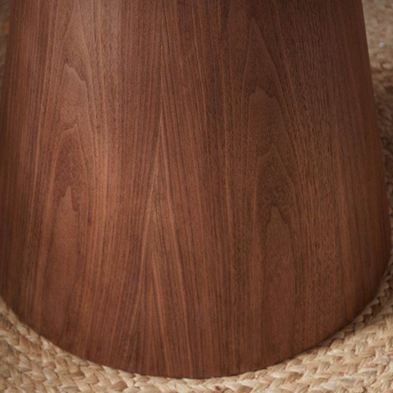 French Country Style Round Old Solid Wood Table with Pedestal Base Coffee Table