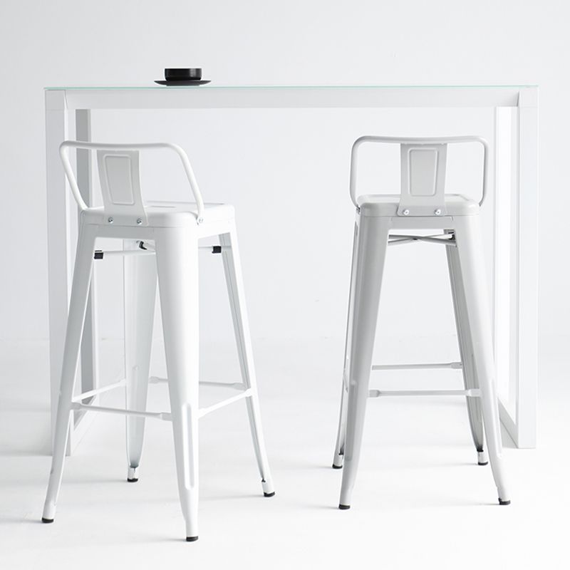 Modern Coffee Shop Sabures Cuadrones de metal cuadrado Bar & Counter Tabres