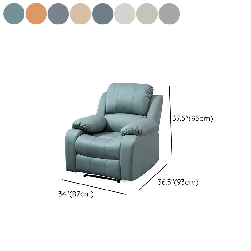 Tradizionale poltrone manuale in pelle 34,3 'sedia a base di reclinabile a base girevole