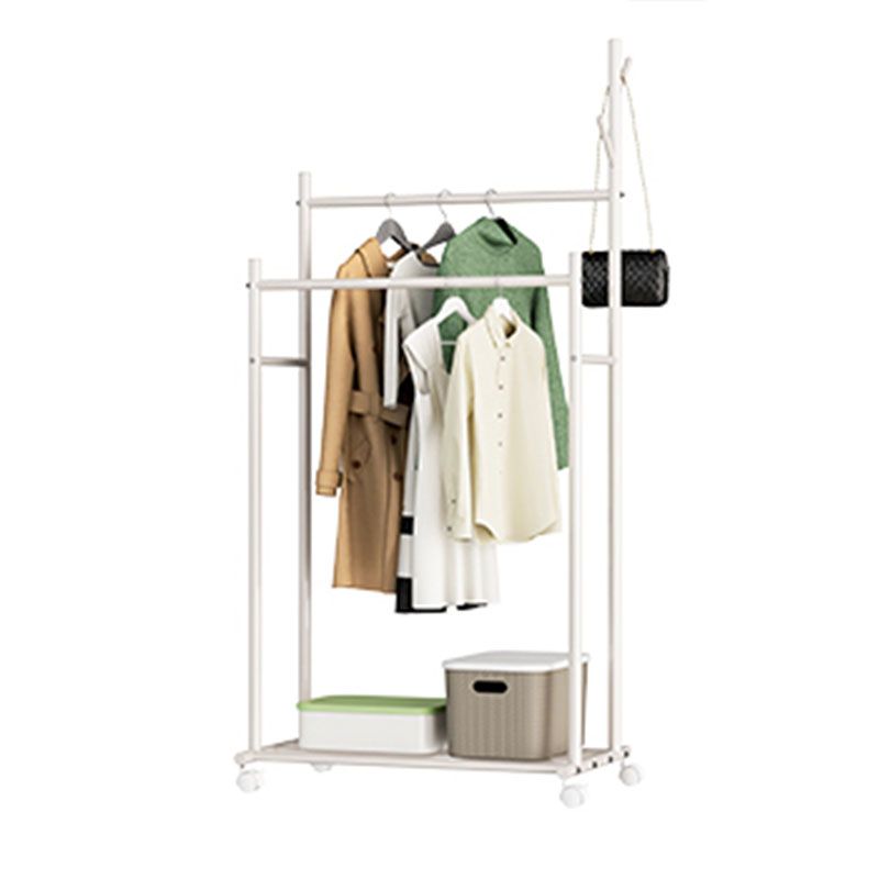 Nordic Hall Stand Stand Hooks and Castors Hall Tree Hanger Sala de dibujo