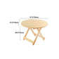 Contemporary Dining Room Wood Table Natural Pine Folding Table Clearhalo 'Dining Tables & Seating' 'Dining Tables' 'dining_table' 'furn' 'furn_dining_table' 'Furniture' 'furniture_dining_table' 'Kitchen & Dining Furniture' 'kitchen' 'kitchen_dining_table' 1200x1200_bb566c1b-d4f6-4a9c-9a5e-51cf1b4a2166