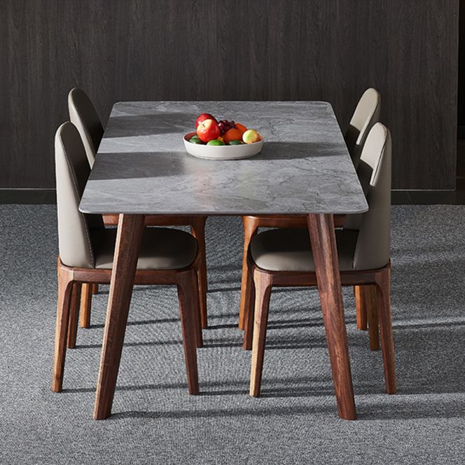 Home Upholstered Dining Side Chairs Armless Chairs with Wood Legs (Set of 2) Clearhalo ' kitchen&dining_furn' 'Dining Chairs' 'Dining Tables & Seating' 'dining_chair' 'furn' 'furn_dining_chair' 'Furniture' 'furniture_dining_chair' 'Kitchen & Dining Furniture' 'kitchen' 1200x1200_bb570ad5-ea9a-4ed8-bd9e-ac4ba220fc1f