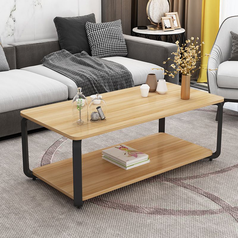 16.5" Tall Modern Steel Sled Base Rectangular Slate Table Top Coffee Table Clearhalo 'Coffee & Accent Tables' 'Coffee Tables' 'coffee_tables' 'Furniture' 'furniture_coffee_tables' 'Living Room Furniture' 1200x1200_bb57f89d-29a5-42eb-af6c-f383f0ac619b