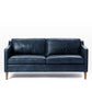 Industrial Faux Leather Loose Back Sofa with Solid Color Sloped Arms Clearhalo 'furn' 'furn_sofas' 'Furniture' 'furniture_sofas' 'kitchen' 'kitchen_sofas' 'Living Room Furniture' 'Sofa' 'sofas' 1200x1200_bb58bbe7-ca77-453b-ad1b-349a7a8a2d14