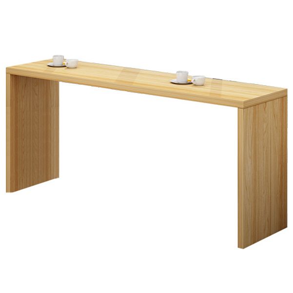 Pine Wood Bar Table Traditional Luxury Rectangle Bar Table with Sled Base Clearhalo 'Bar Furniture' 'Bar Tables' 'bar_tables' 'furn' 'furn_bar_tables' 'Furniture' 'furniture_bar_tables' 'Kitchen & Dining Furniture' 1200x1200_bb5b5edb-f4c1-4d92-b34f-3557572465c9