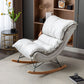 Modern Rocker Upholstered Tufted Cushion Rocking Chair with Dark Leg Clearhalo 'Chairs & Seating' 'furn' 'furn_rocking_chairs' 'Furniture' 'Living Room Furniture' 'Rocking Chairs' 'rocking_chairs' 1200x1200_bb5c1c9d-d6be-4804-ad96-8613d6568a58