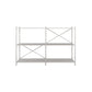 Minimalist Metal Open Etagere Bookcase with Rectangular Shelves Clearhalo 'Bookcases' 'furn' 'furn_bookcases' 'Furniture' 'furniture_bookcases' 'kitchen' 'kitchen_bookcases' 'Living Room Furniture' 'Office Furniture' 1200x1200_bb5c348a-efd7-4989-8658-716fea6ed8c9