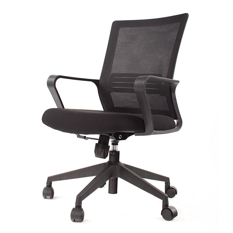 Modern Desk Chair Mesh Computer Chair Fixed Arm Office Chair Clearhalo 'furn' 'furn_office_chair' 'Furniture' 'Office Chairs' 'Office Furniture' 'office_chair' 1200x1200_bb5ceb0f-3700-4898-9a68-dc657e9e57ad