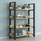 Modern Etagere Mental Bookcase Open Back Bookshelf for Balcony and Living Room Clearhalo 'Bookcases' 'furn' 'furn_bookcases' 'Furniture' 'Office Furniture' 1200x1200_bb5db01b-fddd-4369-be36-a2a469e7bf36