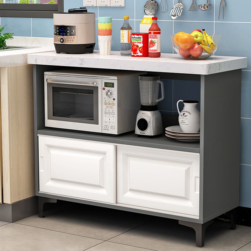 Moderne stijl keukeneiland tafel dubbelzijdig kast keukeneiland