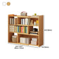 Modern Wood Horizontal Book Shelf Closed Back Shelf Bookcase