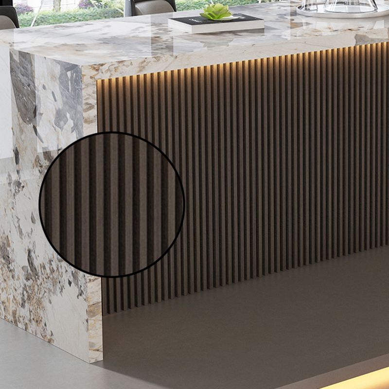 Moderne stijl stenen rechthoek bar wijntafel tafel voor woonkamer