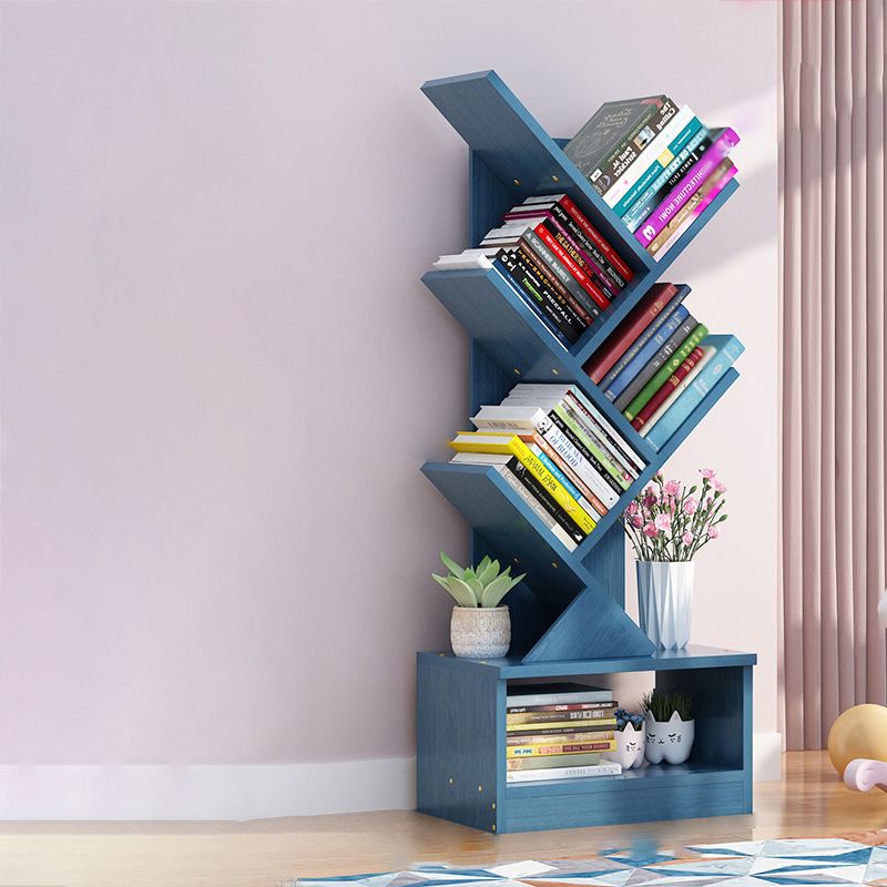 Scandinavian Style Shelf Bookcase Closed Back Bookcase for Office and Home Clearhalo 'Bookcases' 'furn' 'furn_bookcases' 'Furniture' 'furniture_bookcases' 'Office Furniture' 1200x1200_bb65a94b-9329-4293-a322-181f99d5f77c
