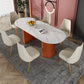 Metal Contemporary Free Form Indoor Table Sintered Stone Table for Dining Room and Kitchen Clearhalo ' dining_table' 'Dining Tables & Seating' 'Dining Tables' 'furn' 'furn_dining_table' 'Furniture' 'furniture_dining_table' 'Kitchen & Dining Furniture' 'kitchen&dining_furn' 'kitchen' 'kitchen_dining_table' 1200x1200_bb67c8ed-80b6-4bb1-8d03-352f1b26b5d3