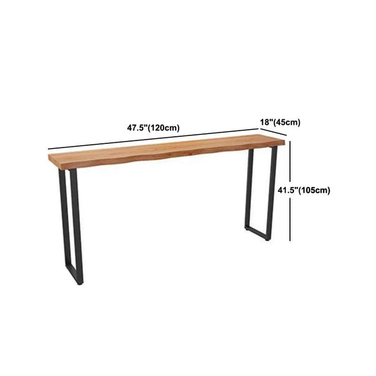 Tavolo da bar da bistrot glam in legno in legno in legno interno altezza da pub tavolo da pub in naturale