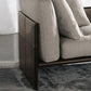 Contemporary Tufted Cotton Blend Chaise Lounge with Square Arm and Extra 2 Pillows Clearhalo 'Chairs & Seating' 'Chaise Lounge' 'chaise_lounge' 'furn' 'furn_chaise_lounge' 'Furniture' 'Living Room Furniture' 1200x1200_bb688171-39d8-421f-befe-25e387fd0998