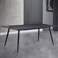 Sintered Stone Dining Table Industrial Style 4 Legs Carbon Steel Base Rectangle Table for Home Clearhalo ' dining_table' 'Dining Tables & Seating' 'Dining Tables' 'furn' 'furn_dining_table' 'Furniture' 'furniture_dining_table' 'Kitchen & Dining Furniture' 'kitchen&dining_furn' 'kitchen' 'kitchen_dining_table' 1200x1200_bb688b9d-811e-46a8-b1fb-676422e8064d