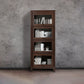 Wood Barrister Bookcase Contemporary Vertical Book Shelf with Doors Clearhalo 'Bookcases' 'furn' 'furn_bookcases' 'Furniture' 'furniture_bookcases' 'kitchen' 'kitchen_bookcases' 'Living Room Furniture' 'Office Furniture' 1200x1200_bb6a947f-efc5-4777-a6c3-f222289c2523