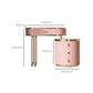 29.52 "Altura Top de pizarra rosa con tocador de maquillaje de cajones