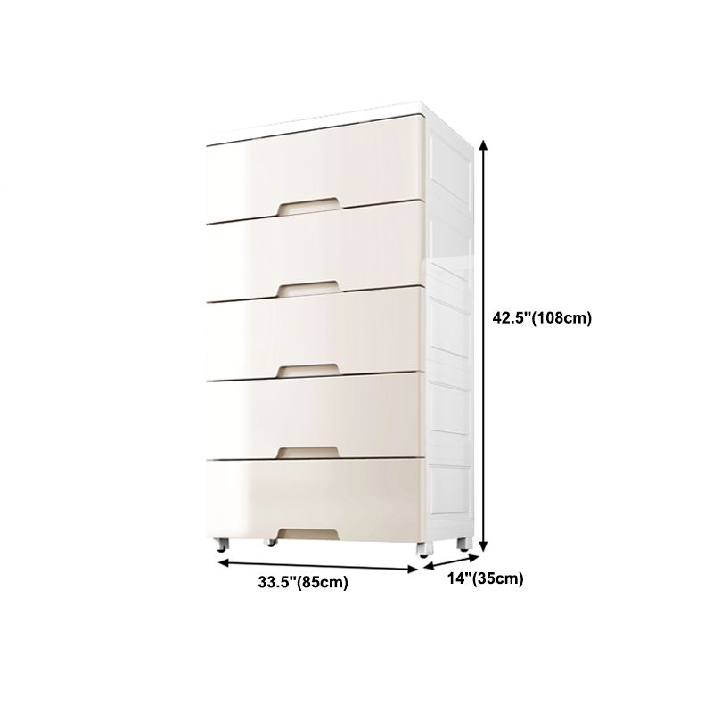 Lingerie Chest Contemporary Plastic Chest with Drawers for Bedroom Clearhalo 'Bedroom Furniture' 'Dressers & Chests' 'dressers_chests' 'furn' 'furn_dressers_chests' 'Furniture' 1200x1200_bb6e2256-a090-47cb-97a2-67095f9fc7c5