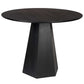 Modern Round Table Pine Solid Wood Pedestal Dining Table in Black Clearhalo 'Dining Tables & Seating' 'Dining Tables' 'dining_table' 'furn' 'furn_dining_table' 'Furniture' 'Kitchen & Dining Furniture' 1200x1200_bb6eef65-4c5f-4ea5-aed7-3ef010a8e66e
