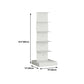 Modern Steel Bookcase, White, Geometric Bookshelf for Any Room Clearhalo 'Bookcases' 'furn' 'furn_bookcases' 'Furniture' 'Office Furniture' 1200x1200_bb6ef5f4-1967-40b7-a690-2341fedb0d2b