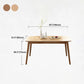 Modern Rubber Wood Table for Restaurant Rectangle Dining Table with 4 Legs Clearhalo ' dining_table' 'Dining Tables & Seating' 'Dining Tables' 'furn' 'furn_dining_table' 'Furniture' 'furniture_dining_table' 'Kitchen & Dining Furniture' 'kitchen&dining_furn' 'kitchen' 'kitchen_dining_table' 1200x1200_bb6ff060-4aa2-46ca-87fa-d86e3aae5242