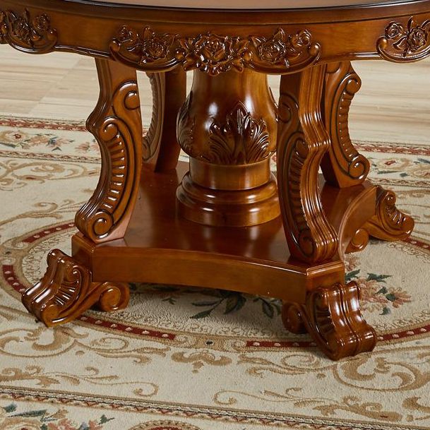 Solid Wood Victorian Round Dining Table Dining Table with Pedestal Base Clearhalo ' dining_table' 'Dining Tables & Seating' 'Dining Tables' 'furn' 'furn_dining_table' 'Furniture' 'furniture_dining_table' 'Kitchen & Dining Furniture' 'kitchen&dining_furn' 'kitchen' 'kitchen_dining_table' 1200x1200_bb7783b1-4ebc-4d12-91f2-aadf85076cef