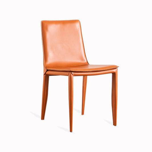 Chaise à manger côté cuir Parsons Parsons Indoor pour salle à manger