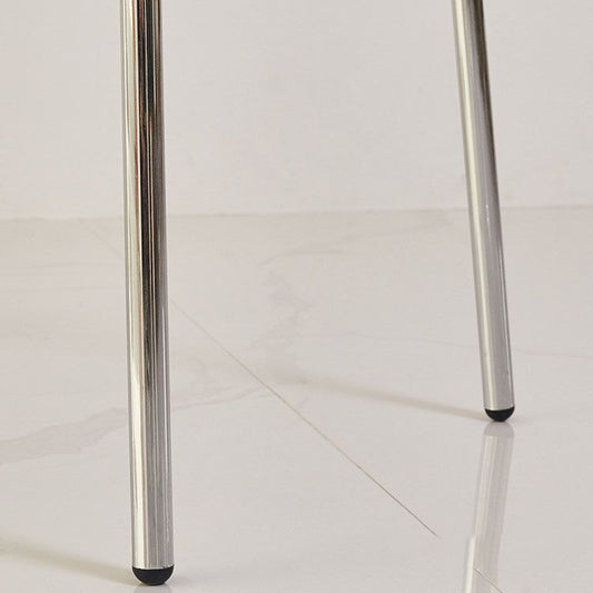 Modern Metal Dining Armless Chair Faux Leather Dining Side Chair for Restaurant Use Clearhalo ' kitchen&dining_furn' 'Dining Chairs' 'Dining Tables & Seating' 'dining_chair' 'furn' 'furn_dining_chair' 'Furniture' 'furniture_dining_chair' 'Kitchen & Dining Furniture' 'kitchen' 1200x1200_bb7aadef-d52e-4096-a2b2-765f14db2ae3