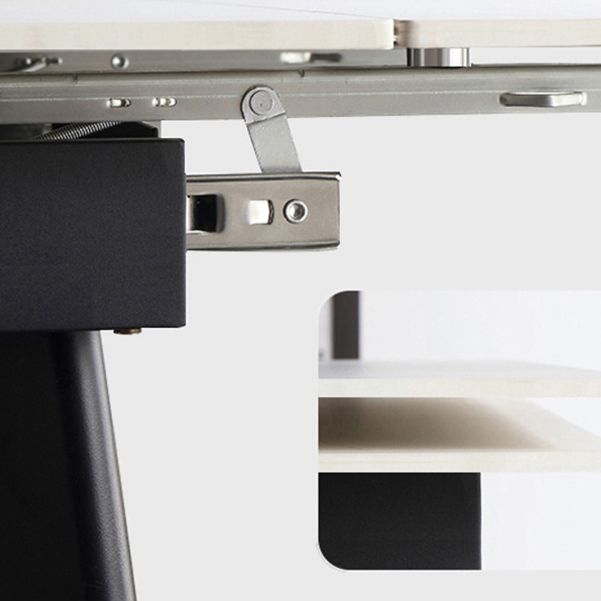 Designer Style Sintered Stone Dining Set 1/2/5/7 Pieces Rectangle Dining Furniture Clearhalo 'Dining Room Sets' 'Dining Tables & Seating' 'dining_room_set' 'furn' 'furn_dining_room_set' 'Furniture' 'furniture_dining_room_set' 'Kitchen & Dining Furniture' 1200x1200_bb7f9ac4-471f-4786-b1bd-60f0bd3cc734