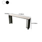 Marble Counter Table Rectangle Table Top with Black Double Base Clearhalo 'Bar Furniture' 'Bar Tables' 'bar_tables' 'furn' 'furn_bar_tables' 'Furniture' 'Kitchen & Dining Furniture' 1200x1200_bb7fbc18-a65e-42c4-a00f-6ca1a6936d3c