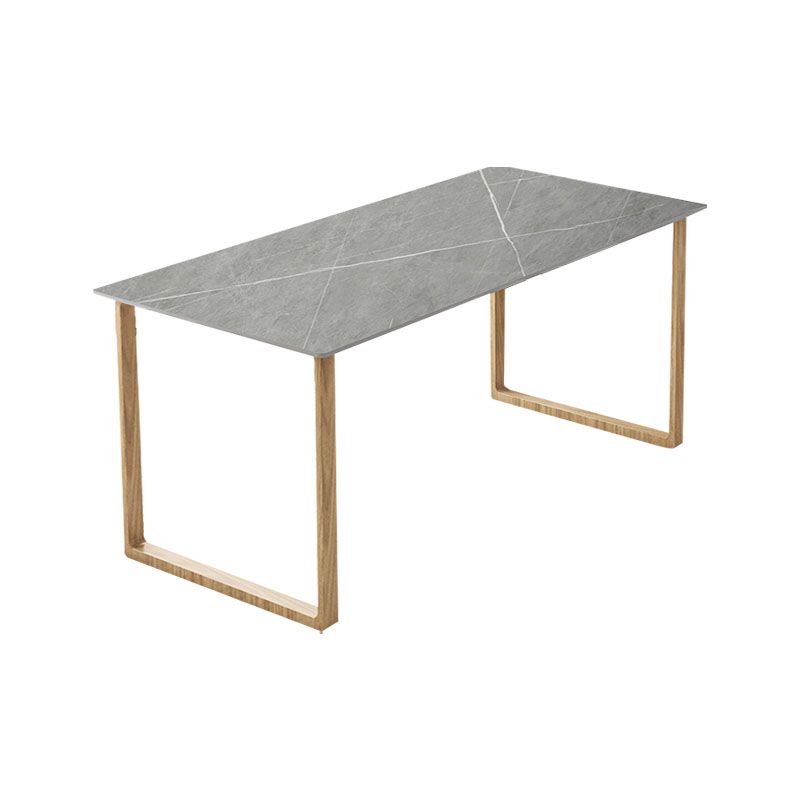 Scrivania di scrittura in pietra contemporanea 29.52 "H SLID RECTANGULAN OFFICE PER CASA