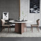 Contemporary 1/3/4/7/11 Pieces Furniture Round Stone Dining Set for Home Clearhalo 'Dining Room Sets' 'Dining Tables & Seating' 'dining_room_set' 'furn' 'furn_dining_room_set' 'Furniture' 'Kitchen & Dining Furniture' 1200x1200_bb806735-486c-417f-a088-e29759b13b7f