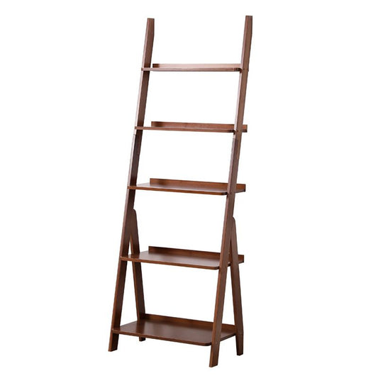 Modern Style Bookshelf Wood Open Back Bookcase for Home Office