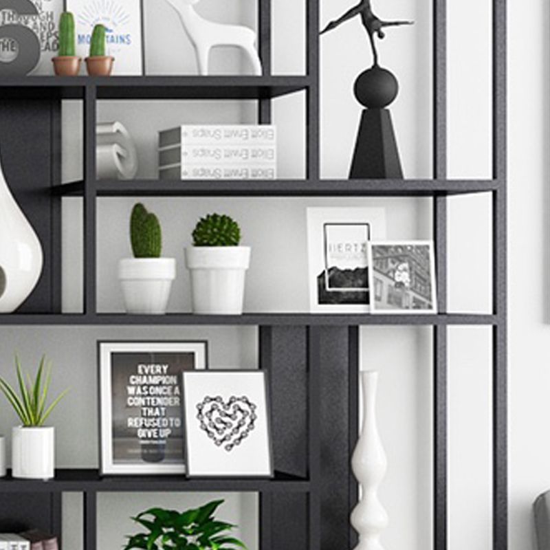 Modern Style Metal Bookshelf Open Etagere Shelf Bookcase for Office Clearhalo 'Bookcases' 'Furniture' 'furniture_bookcases' 'kitchen' 'kitchen_bookcases' 'Living Room Furniture' 'Office Furniture' 1200x1200_bb831dbd-41fc-4654-9e1c-67281a7ff943