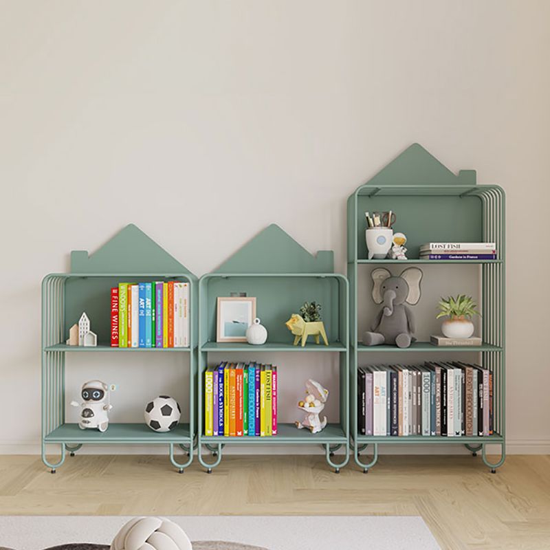 Scandinavian Standard Bookshelf Metal Shelves Included Bookcase