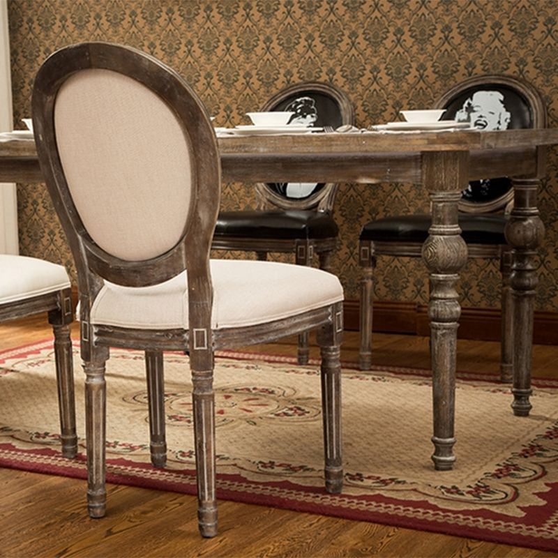 Farmhouse Style Solid Wood Dining Set with Rectangle Shape Table and 4 Legs Base for Home Use Clearhalo 'Dining Room Sets' 'Dining Tables & Seating' 'dining_room_set' 'Furniture' 'furniture_dining_room_set' 'Kitchen & Dining Furniture' 'kitchen&dining_furn' 'kitchen' 1200x1200_bb87db2a-5950-4369-b6a6-1420196968fb