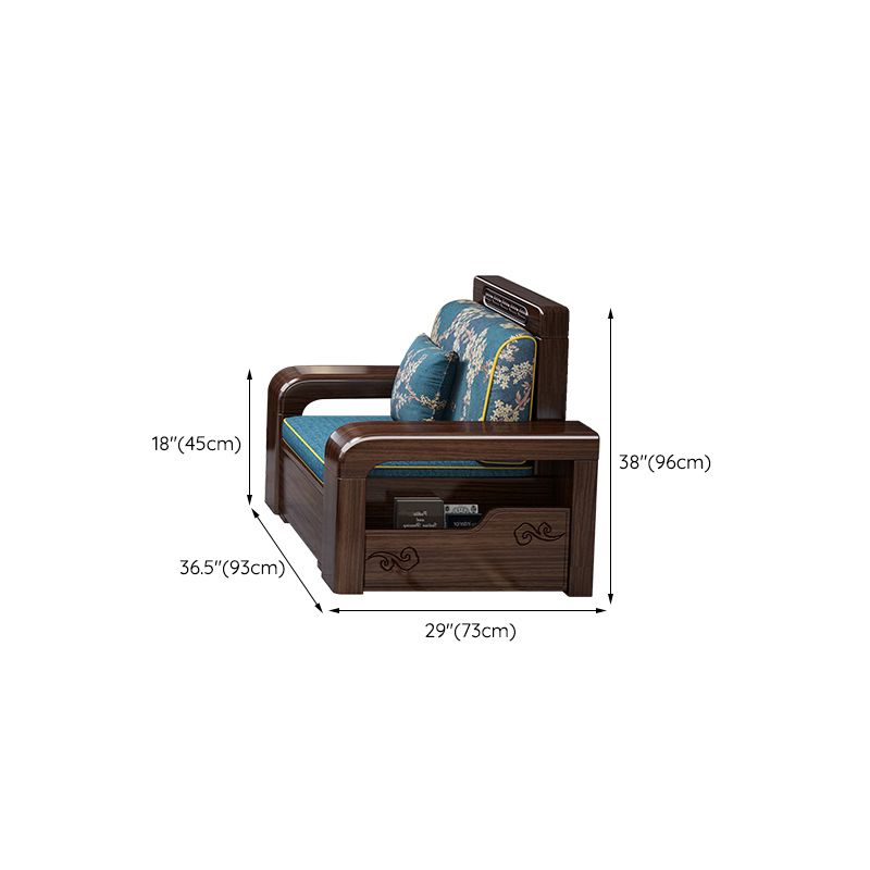 37 "H Contemporary Secha divano di conservazione in tessuto sezionale con cuscini Bostol