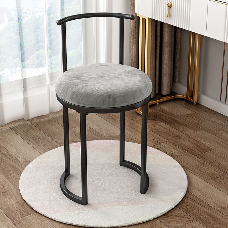 Scandinavian Style Upholstered Dining Chair Open Back Single Armless Dining Side Chair Clearhalo ' kitchen&dining_furn' 'Dining Chairs' 'Dining Tables & Seating' 'dining_chair' 'furn' 'furn_dining_chair' 'Furniture' 'furniture_dining_chair' 'Kitchen & Dining Furniture' 'kitchen' 1200x1200_bb90046c-602e-4410-b3f8-d0866b20816e