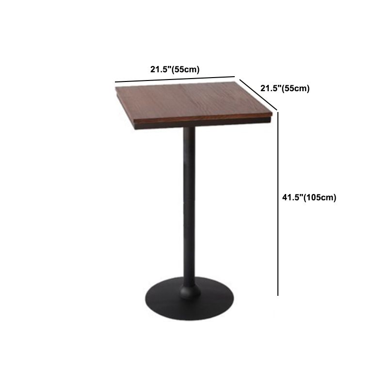 Industrial Wood Pub Dining Set 1/3/5 Pieces counter Table with Upholstered Stools Clearhalo 'Bar Furniture' 'furn' 'furn_home_bar_bar_sets' 'Furniture' 'Home Bars & Bar Sets' 'home_bar_bar_sets' 'Kitchen & Dining Furniture' 1200x1200_bb9020f0-fa06-4aa4-8234-686e2a88f3d3
