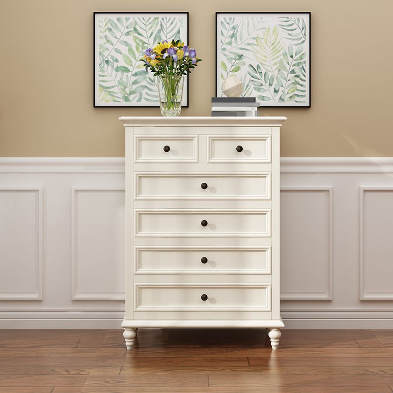 Scandinavian White Wooden Storage Chest Drawers Included for Home Clearhalo 'Bedroom Furniture' 'Dressers & Chests' 'dressers_chests' 'furn' 'furn_dressers_chests' 'Furniture' 1200x1200_bb920de4-e36b-479d-89d9-286afeae8f9b