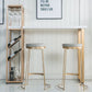 Bar Height Pub Table Glam Rectangle Solid Wood Bar Table with Storage Clearhalo 'Bar Furniture' 'Bar Tables' 'bar_tables' 'furn' 'furn_bar_tables' 'Furniture' 'Kitchen & Dining Furniture' 1200x1200_bb94fbd5-297b-4956-a528-e5604294cc45