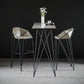 Modern Bar Table Set 1/2/3 Pieces Rectangle Stone Counter Table with High Stools Clearhalo 'Bar Furniture' 'furn' 'furn_home_bar_bar_sets' 'Furniture' 'Home Bars & Bar Sets' 'home_bar_bar_sets' 'Kitchen & Dining Furniture' 1200x1200_bb979099-5157-4cdb-b471-91bccd13d4e1