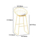 Glam Style Rectangle Bar Table 1/2/7 Pieces Faux Marble Counter Table Clearhalo 'Bar Furniture' 'furn' 'furn_home_bar_bar_sets' 'Furniture' 'Home Bars & Bar Sets' 'home_bar_bar_sets' 'Kitchen & Dining Furniture' 1200x1200_bb9a2318-842f-4bb2-8b30-8fdcf6350ec3