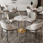 Metal Contemporary Round Dining Table Sintered Stone Table for Dining Room Clearhalo ' dining_table' 'Dining Tables & Seating' 'Dining Tables' 'furn' 'furn_dining_table' 'Furniture' 'furniture_dining_table' 'Kitchen & Dining Furniture' 'kitchen&dining_furn' 'kitchen' 'kitchen_dining_table' 1200x1200_bb9b2ea5-4d78-4956-80de-c49fac2ef1b5