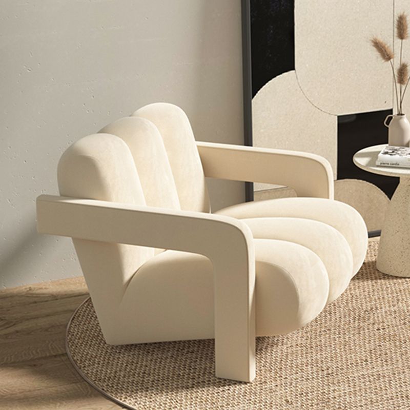 Scandinavian Arms Included Lounge Chair Solid Color Living Room Armchair Clearhalo 'Accent Chairs' 'accent_chairs' 'Chairs & Seating' 'furn' 'furn_accent_chairs' 'Furniture' 'Living Room Furniture' 1200x1200_bb9bff80-de77-47a5-9ca3-4721c5da2185