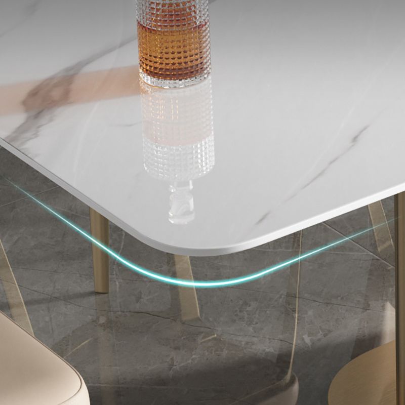 Stone Top Dining Table White Traditional Luxury Table with Pedestal Base Clearhalo 'Dining Tables & Seating' 'Dining Tables' 'dining_table' 'furn' 'furn_dining_table' 'Furniture' 'furniture_dining_table' 'Kitchen & Dining Furniture' 'kitchen' 'kitchen_dining_table' 1200x1200_bb9ca89f-9c93-4b8e-85a5-8eb69a9a82f0