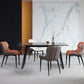 Modern Style Faux Leather Chairs Wingback Arm Chair for Home Use Clearhalo 'Dining Chairs' 'Dining Tables & Seating' 'dining_chair' 'furn' 'furn_dining_chair' 'Furniture' 'Kitchen & Dining Furniture' 1200x1200_bb9dbc04-fe38-4518-a666-c186060873d3